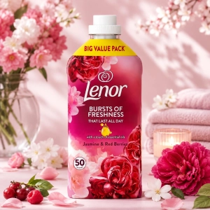 Płyn do płukania Lenor Jasmine & Red Berries 50 płukań 1,65l