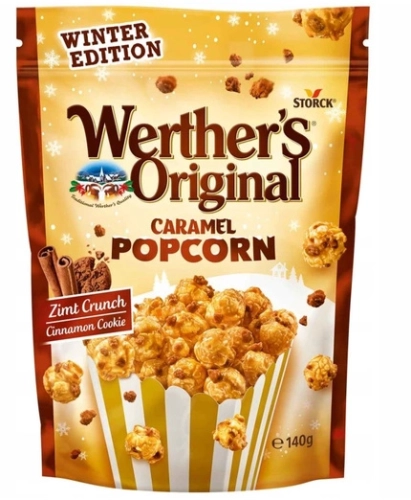 Werther’s Original Caramel Popcorn Crunch Cinnamon 140 g karmel cynamon