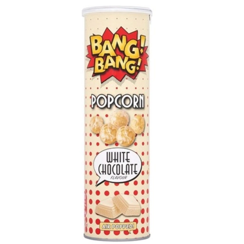 Bang Bang Popcorn White Chocolate Popcorn w białej czekoladzie 85 g