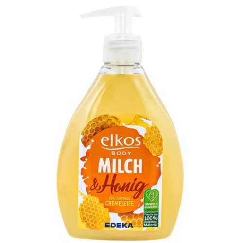 Elkos Body Milch & Honig - kremowe mydło w płynie mleko i miód 500 ml