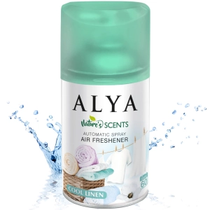 Alya Cool Linen odświeżacz powietrza w sprayu/ do automatów 60dni/250ml x3