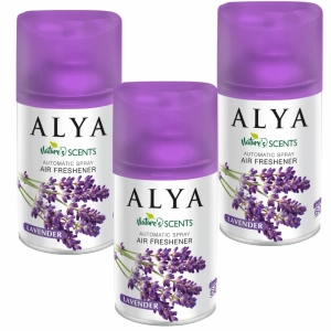Alya Lawenda odświeżacz powietrza w sprayu/automatów 60dni/250ml x3