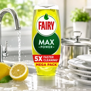 Fairy Lemon płyn do naczyń o zapachu cytryny dozownik niekapek 730ml