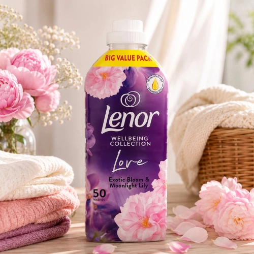 Lenor Exotic Bloom & moonlight Lily płyn do płukania 50pł. 1,65l