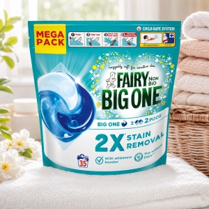 Fairy Non Bio Big One sensitive kapsułki do prania dla dzieci 35szt 1389,5g