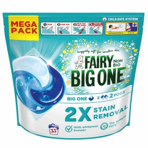 Fairy Non Bio Big One sensitive kapsułki do prania dla dzieci 35szt 1389,5g