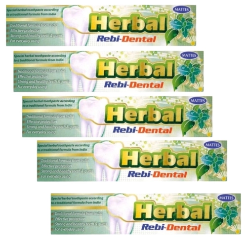 Mattes Rebi- Dental pasta do zębów ziołowa Herbal 5x 100g