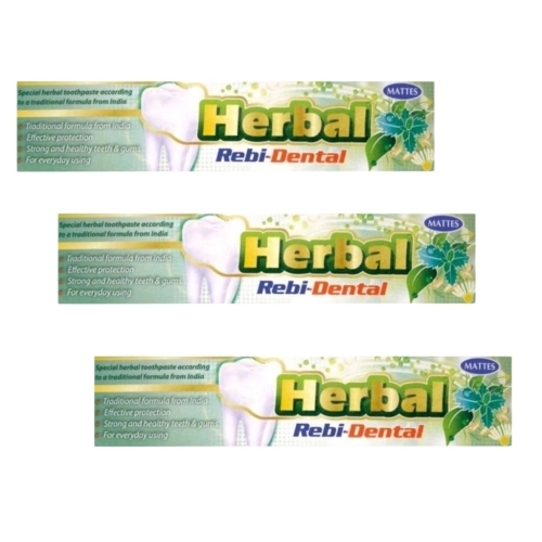 Mattes Rebi- Dental pasta do zębów ziołowa Herbal 3x 100g