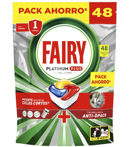 Fairy kapsułki do zmywarki Platinum Plus All in one 48szt w opak. 744g
