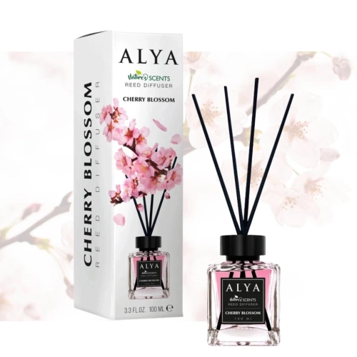 Alya Reed Diffuser Cherry Blossom patyczki o zapachu kwiatów wiśni 100ml