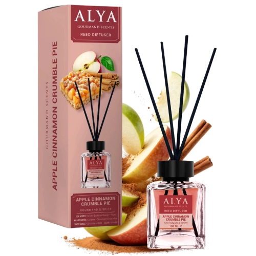 ALYA Gourmand Apple Cinnamon Pie 100ml Patyczki Zapach Szarlotka Cynamon