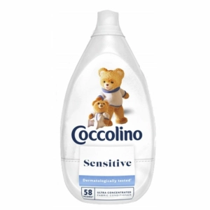 Coccolino Sensitive płyn do płukania tkanin 58pł 870ml delikatny dla dzieci