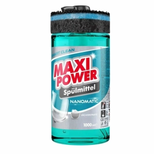 Maxi Power płyn do naczyń Nanomatic z sodą i z gąbką 1,0l