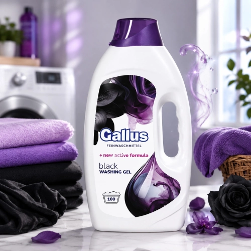Gallus żel do prania czarnej odzieży 100pr 4l z aktywną formułą