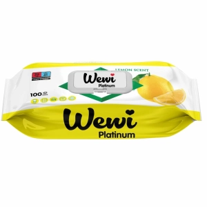 Wewi Platinum Lemon & Mint ręczniki czyszczące 2x100szt grube i mocne
