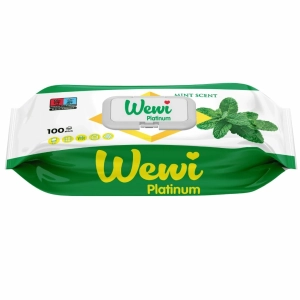 Wewi Platinum Lemon & Mint ręczniki czyszczące 2x100szt grube i mocne
