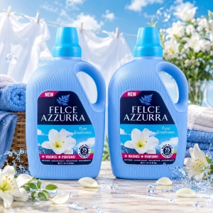 Felce Azzurra Pure włoski płyn do płukania tkanin lilia 75 płukań 2x 3,0l