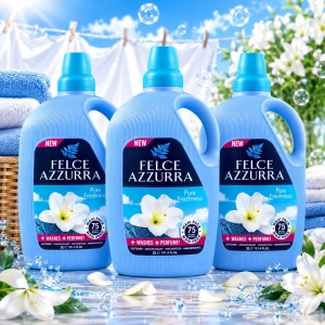 Felce Azzurra Pure włoski płyn do płukania tkanin lilia 75 płukań 3x 3,0l