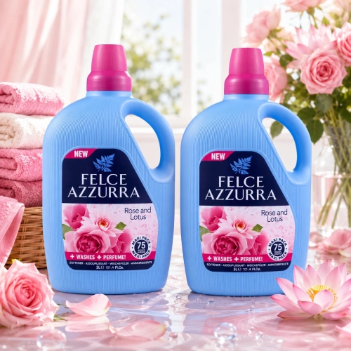 Felce Azzurra Rose róża włoski płyn do płukania tkanin 75 płukań 2x3,0l
