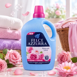 Felce Azzurra Rose róża włoski płyn do płukania tkanin 75 płukań 3x3,0l
