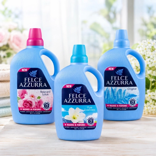 Felce Azzurra płyny do płukania Rose, Pure, Original 3x3,0l