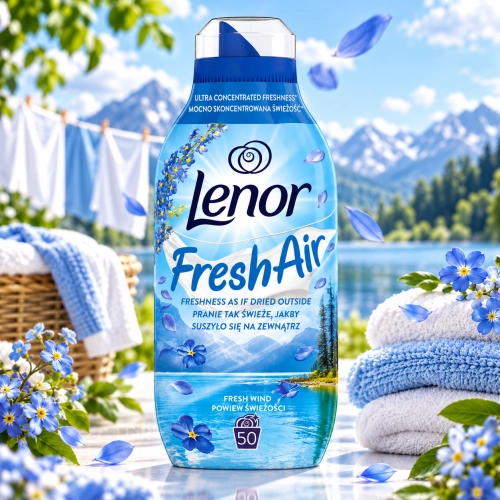 Lenor Fresh Air Fresh Wind Powiew świeżości 50pł 700ml