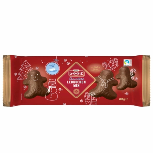 Lambertz piernikowe ludziki w mlecznej czekoladzie 200g
