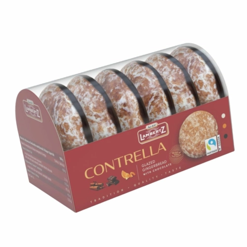 Lambertz Contrella piernik kołyska w lukrze i czekoladzie 200g