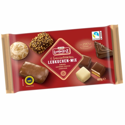 Lambertz Lebkuchen Mix mieszanka pierników i pralin świątecznych 160g
