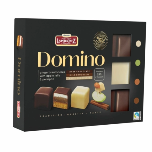 Lambertz Domino mieszanka piernikowych kostek z marcepanem w czekol. 175g