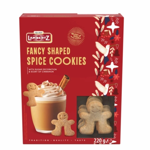 Lambertz Fancy Spice Cookies korzenne Ciastka Ludziki do kubka 220g