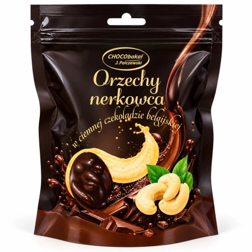 Orzechy Nerkowca w ciemnej czekoladzie belgijskiej 100g