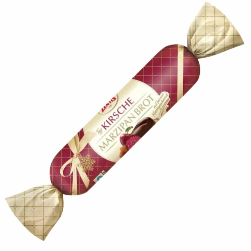 Zentis wiśniowy chlebek marcepanowy w czekoladzie 100g Boże Narodzenie