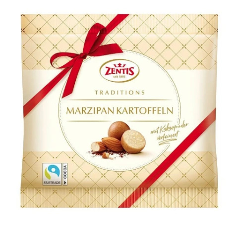 Zentis klasyczne kartofelki marcepanowe w posypce 100g Boże Narodzenie