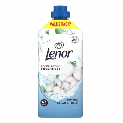 Lenor Cotton Fresh płyn do płukania zapach bawełny delikatny 43pł 1,419l