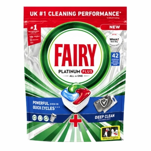 Fairy Platinum Plus All in One Deep Clean tabletki do zmywarki 42szt 651g
