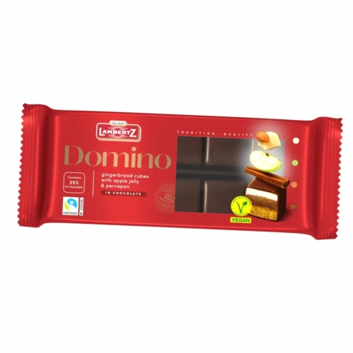 Lambertz Dominos Czekoladowe Kostki z Marcepanem i Piernikiem 125g