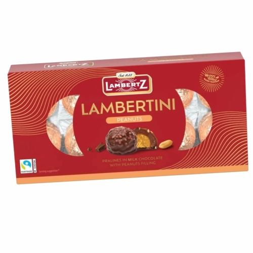 Lambertz Lambertini Peanuts Praliny z Nadzieniem Orzechowym w czekol. 150g