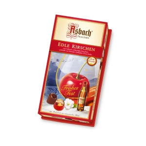 Asbach Edle Kirschen praliny z wiśniami, brandy w gorzkiej czekoladzie 100g