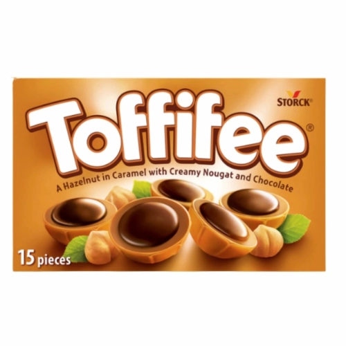 Toffifee pralinki karmelowe z orzechem laskowym, nugatem i czekoladą 125g